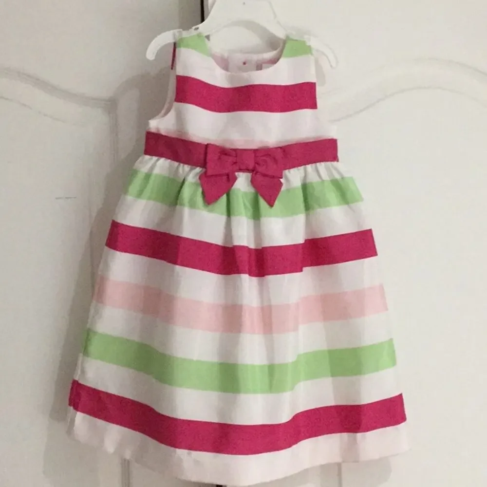 Gymboree striped empire waist dress 18-24m worn 1